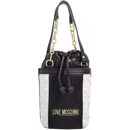 Borsa donna Love Moschino secchiello trapuntato bicolor B24MO83 JC4165