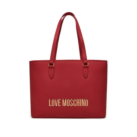 Borsa donna a spalla Love Moschino shopping ecopelle rosso B25MO51 JC4190PP1LKD05000