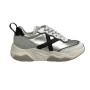 Scarpe donna Munich sneaker Wave 164 in pelle/ tessuto grigio D25MU01 8770164