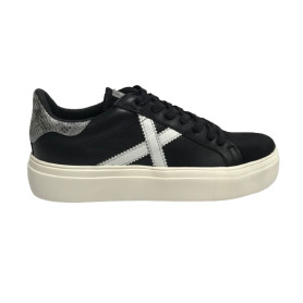 Scarpe donna Munich sneaker Rete Sky 72 pelle nero/ silver D25MU03 8085072