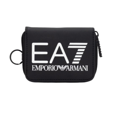 Portafogli uomo EA7 Emporio Armani  Train Zip Around Wallet nero A25EA01 245055