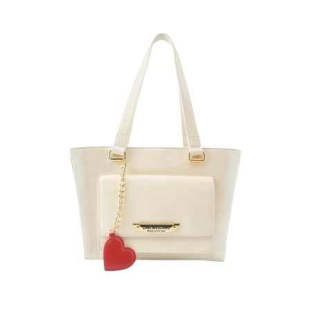 Borsa donna Love Moschino shopping ecopelle avorio B25MO85 JC4141PP1LLM1110