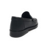 Scarpe donna Borbonese mocassino in pelle nero/ OP natural D25BO01 6DA953