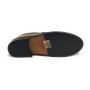 Scarpe donna Borbonese mocassino in pelle OP natural/ black D25BO02 6DA955