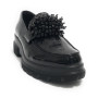 Scarpe donna mocassino Gold&gold vernice nero D25GG02 GB870