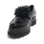 Scarpe donna mocassino Gold&gold vernice nero D25GG02 GB870