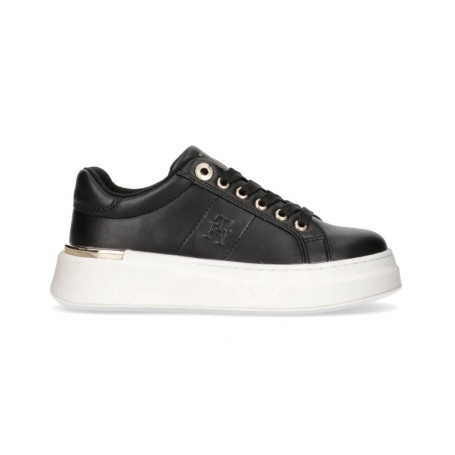 Scarpe Tommy Hilfiger sneaker monogram black D25TH03 T3A9-33542-1351999