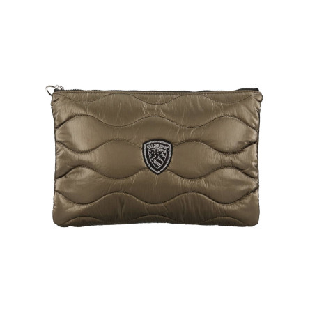 Borsa donna Blauer pochette Flow 03 in nylon trapuntato marrone mud B25BU04 F4FLOW03/SOF