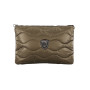 Borsa donna Blauer pochette Flow 03 in nylon trapuntato marrone mud B25BU04 F4FLOW03/SOF