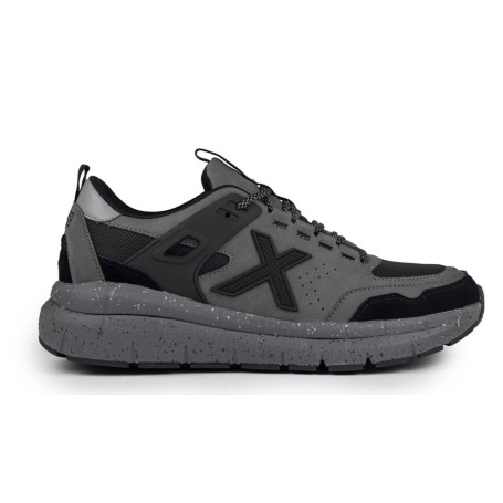 Scarpe Munich sneaker Kava 20 ecopelle scamosciata/ tessuto grigio/ nero U25MU06 4175020