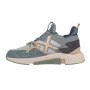 Scarpe donna Munich sneaker Clik 81 in suede/ mesh turchese/ bianco D25MU07 4172081