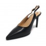 Scarpe donna décolleté Fracomina in pelle nero TC 10 DS23FR04 F723SS2004L40401