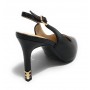 Scarpe donna décolleté Fracomina in pelle nero TC 10 DS23FR04 F723SS2004L40401