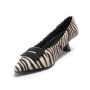 Scarpe donna décolleté Gold&gold tc 55 ecopelle animalier zebrata D25GG11 GP705