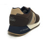 Scarpe U.S. Polo sneaker running Balbil 002 in ecopelle scamosciata dark brown/ beige U25UP07
