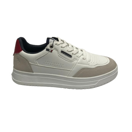 Scarpe U.S. Polo sneaker Kosmo006 in ecosude/ ecopelle white uomo U25UP08