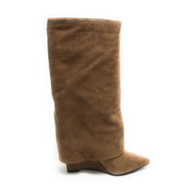 Scarpe donna Gold&gold stivale gonna ecosuede taupe D25GG24 GV16