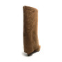 Scarpe donna Gold&gold stivale gonna ecosuede taupe D25GG24 GV16