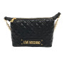 Borsa donna a mano/spalla Love Moschino trapuntata nero galv. oro B25MO101 JC4304PP0LLA0000