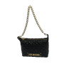 Borsa donna a mano/spalla Love Moschino trapuntata nero galv. oro B25MO101 JC4304PP0LLA0000