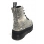 Scarpe donna Gold&gold anfibio ecopelle stampa pitone con fondo zeppa carrarmato D20GG51