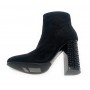 Scarpe donna ankle boot Gold&gold tc 90 metal in ecopelle scamosciato nero  D20GG57