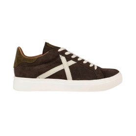 Scarpe Munich sneaker Rete 100 in pelle scamosciata testa di moro uomo U25MU07 8080100