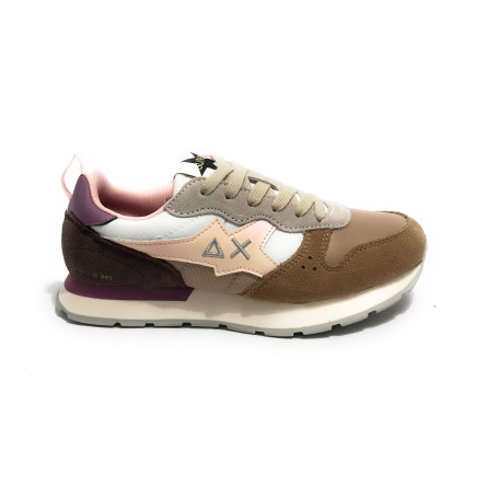 Scarpe Sun68 sneaker Girl's Stargirl multicolor teen beige Z25SU12 Z44409T