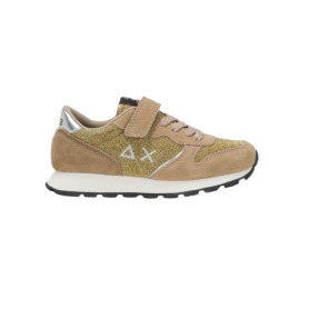 Scarpe Sun68 sneaker Girl's Ally glitter textile Kid oro Z25SU27 Z44404K
