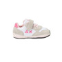 Scarpe Sun68 sneaker Girls's Ally solid nylon new born suede/ nylon bianco Z25SU34 Z44401N