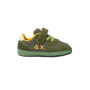 Scarpe Sun68 sneaker Boy's tom solid nylon new born suede/ nylon militare scuro  Z25SU38 Z44301N