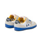 Scarpe Sun68 sneaker Boy's tom solid nylon new born suede/ nylon bianco Z25SU37 Z44301N