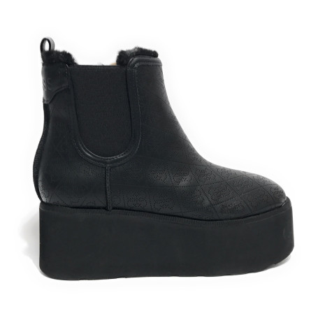 Scarpe donna Guess stivaletto Jilaine ecopelle black D25GU32 FLFJILFAL10