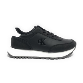 Sneaker running Calvin Klein jeans in ecopelle/ tessuto black/ white D25CK05 V3A9-81004-1269X001