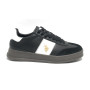 Scarpe U.S. Polo sneaker Campy001 in pelle/ ecopelle black/ white uomo U25UP15