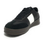 Scarpe U.S. Polo sneaker Campy001 in pelle/ ecopelle black/ white uomo U25UP15
