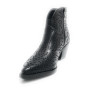 Scarpe donna Gold&gold stivale texano ecopelle nero D25GG27 GU266