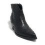 Scarpe donna Gold&gold stivale texano ecopelle nero D25GG27 GU266
