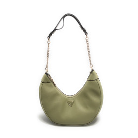 Borsa donna Guess a spalla Fedora hobo ecopelle verde sage BS25GU09 BG951901