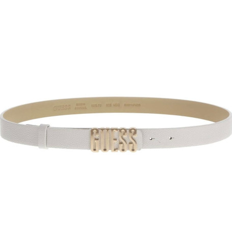 Cinta donna Guess Meridian not adjustable belt ivory CS25GU12 BW9114P4225