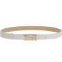 Cinta donna Guess Meridian not adjustable belt ivory CS25GU12 BW9114P4225