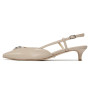 Décolleté Guess a punta Jesson tc 40 pelle taupe DS25GU02 FLPJESLEA05