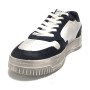 Scarpe uomo Lyle & Scott in pelle white/ navy blue U25LY01 LS300010BM03WHNV