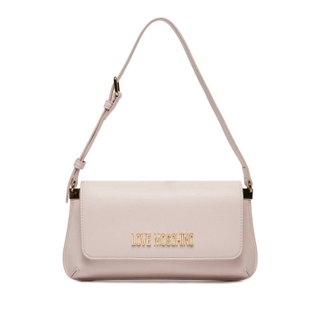 Borsa donna Love Moschino piatta a spalla in ecopelle cipria BS25MO41 JC4058PP1MLO0601