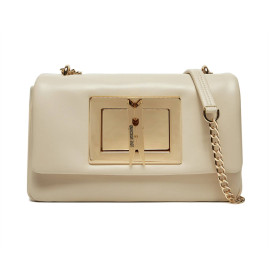 Borsa donna Love Moschino a spalla/tracolla in ecopelle avorio BS25MO48 JC4164PP1MLM0110