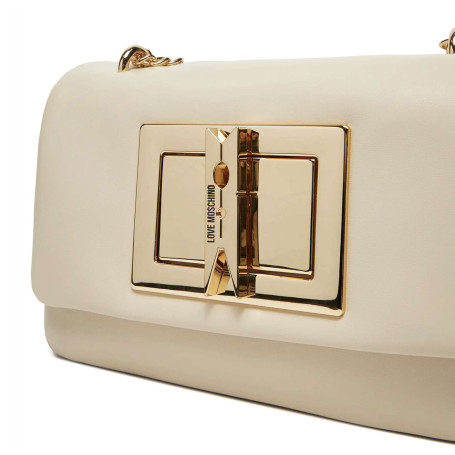 Borsa donna Love Moschino a spalla/tracolla in ecopelle avorio BS25MO48 JC4164PP1MLM0110