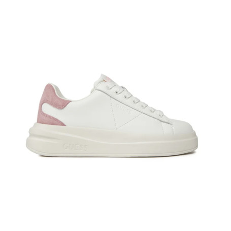 Scarpe  Guess sneaker Elbina pelle white/ pink DS25GU15 FLJELBLEA12