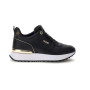Scarpe donna Guess sneaker Kaddy ecopelle black DS25GU24 FL8DDYELE12
