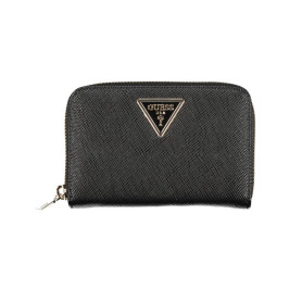 Portafoglio donna Guess zip around Laurel slg black AS25GU06 ZG8500140