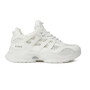 Scarpe donna Guess sneaker zeppa Belluna mesh/ ecopelle white DS25GU32 FLJBLLELE12